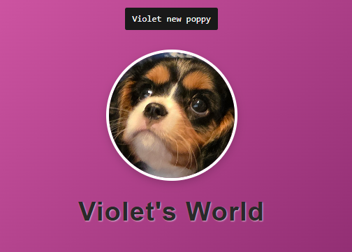 Puppy's Life! JavaScript project screenshot